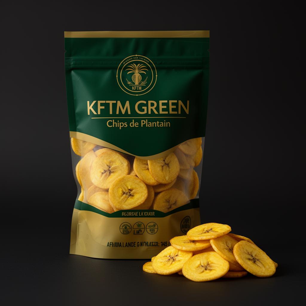 Sachet Chips de Plantain KFTM Green